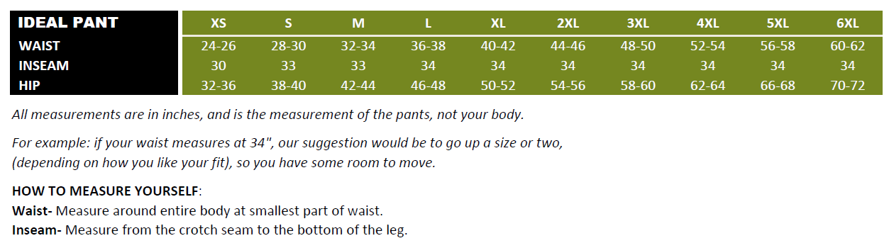 Size Guide